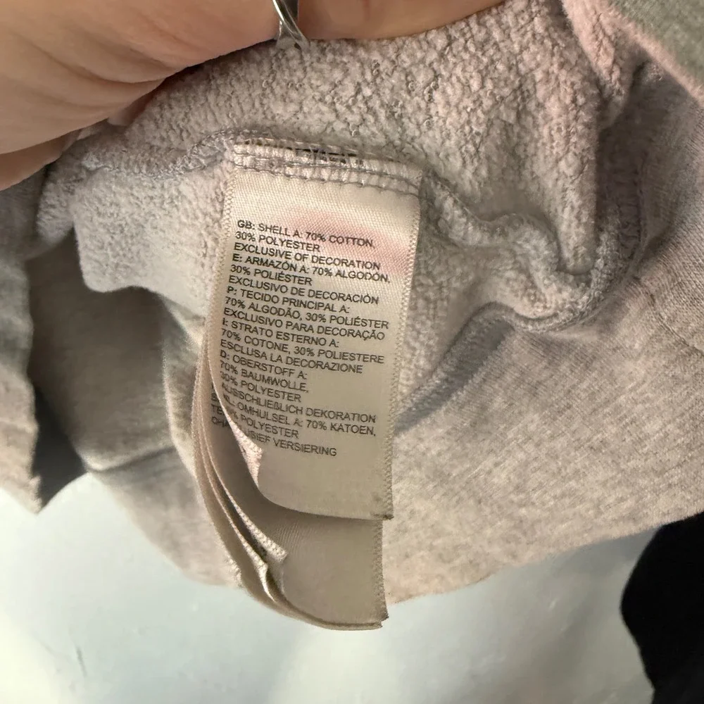The North Face Mens‎ Gray Drew Peak Hoodie Sweatshirt Outdoor Grunge